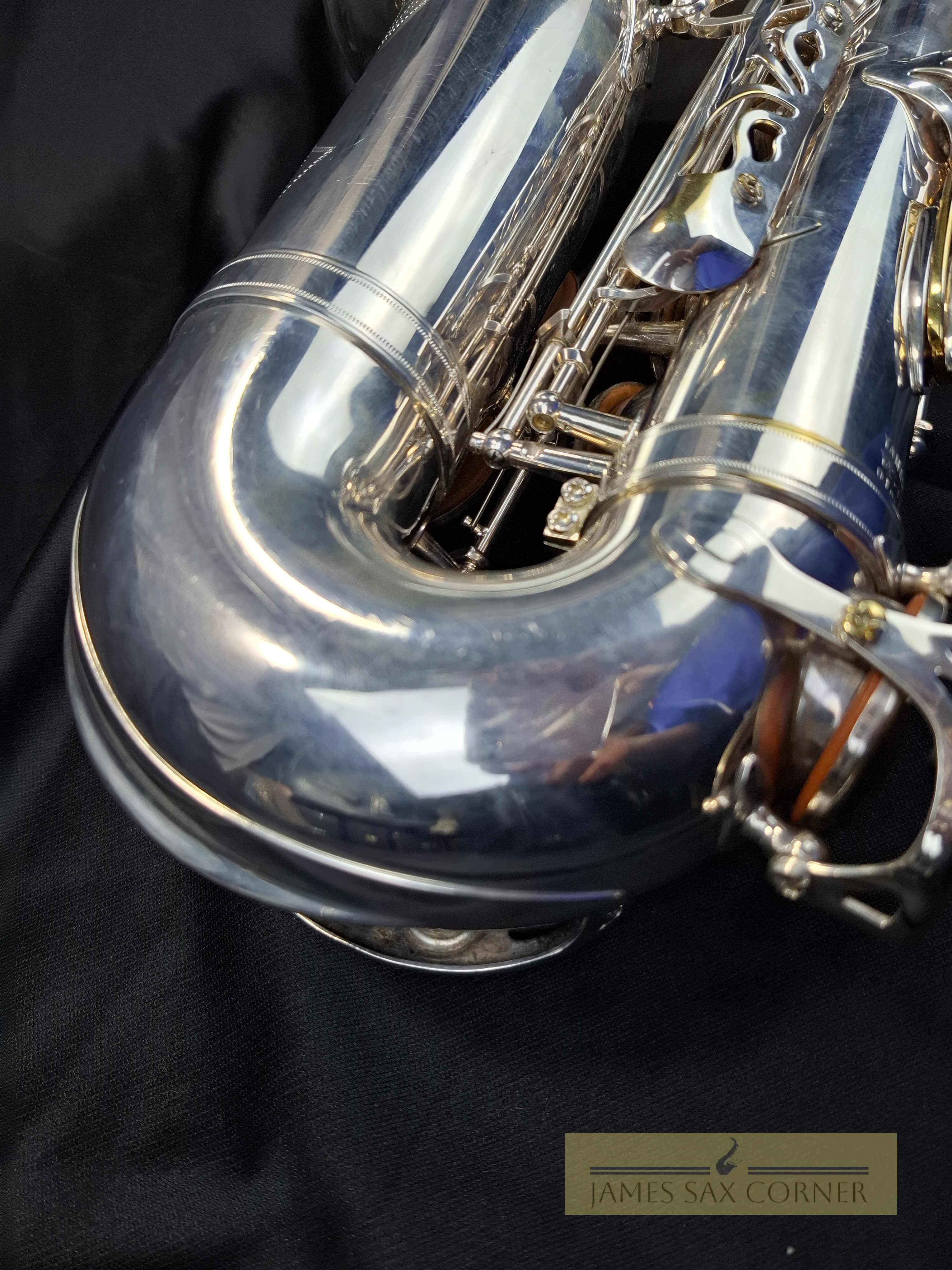 Yamaha YAS-62S Silver Alto Saxophone Purple Logo SN 010XXX 7