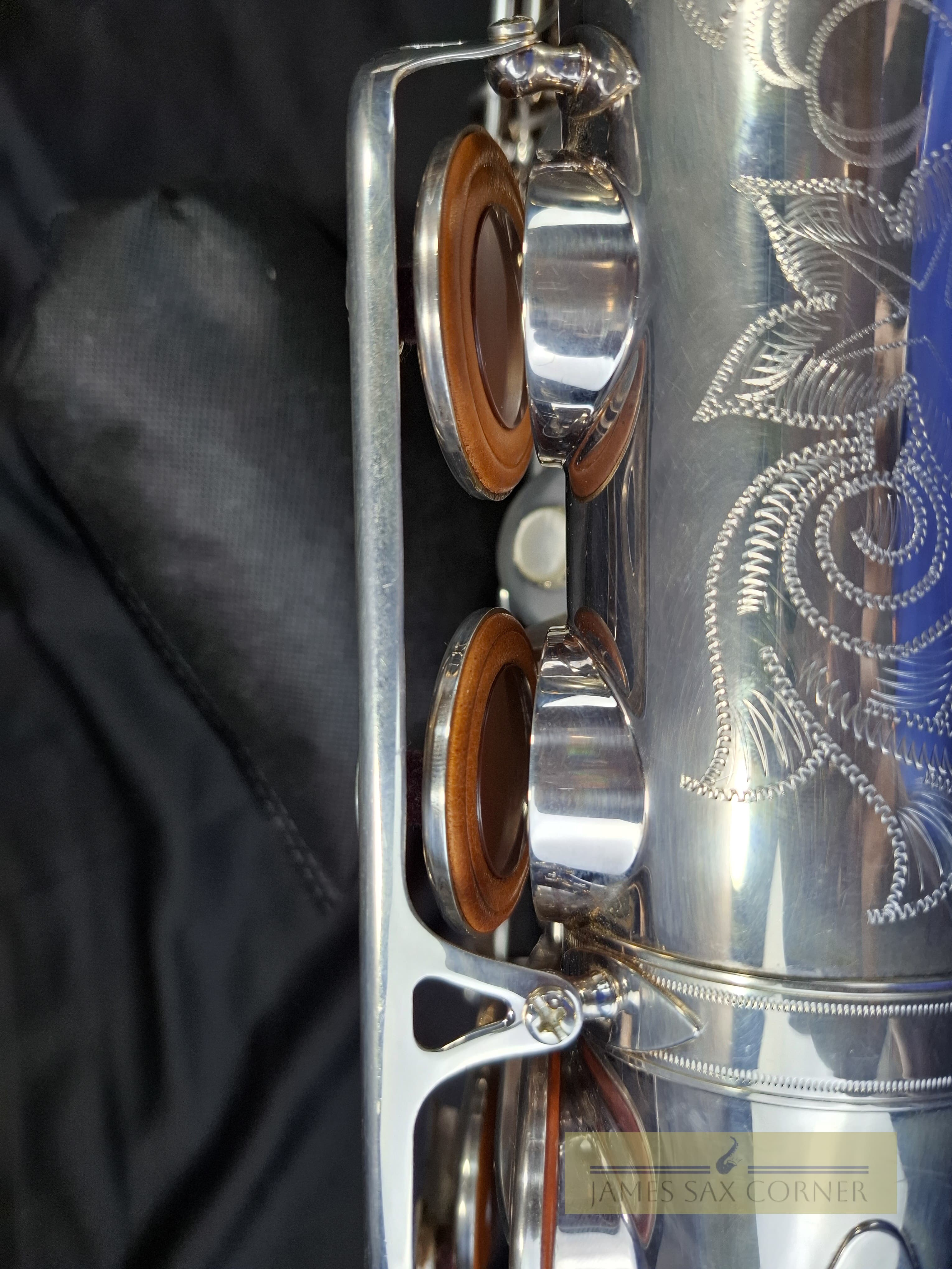 Yamaha YAS-62S Silver Alto Saxophone Purple Logo SN 010XXX 10