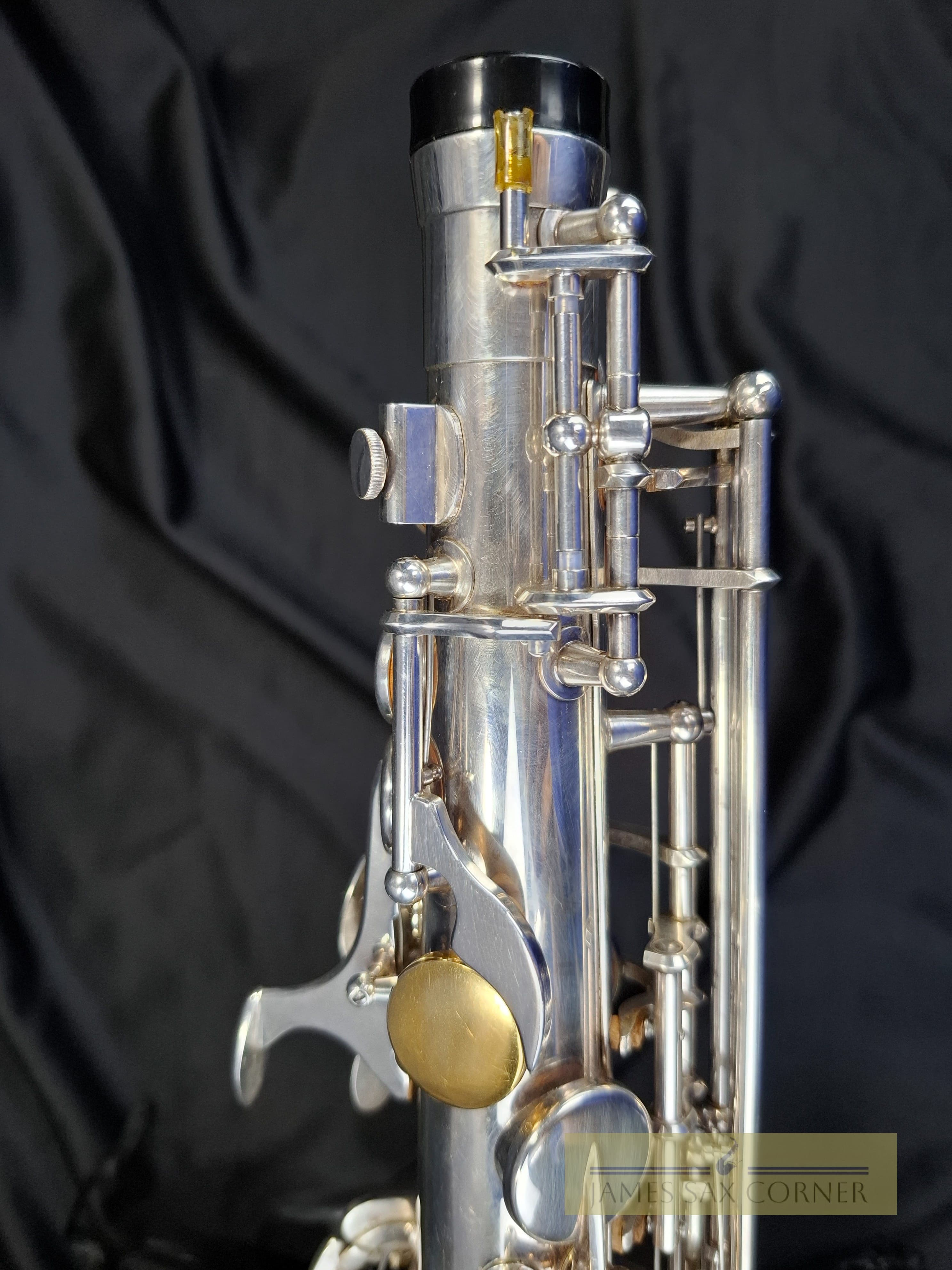 Yamaha YAS-62S Silver Alto Saxophone Purple Logo SN 010XXX 14