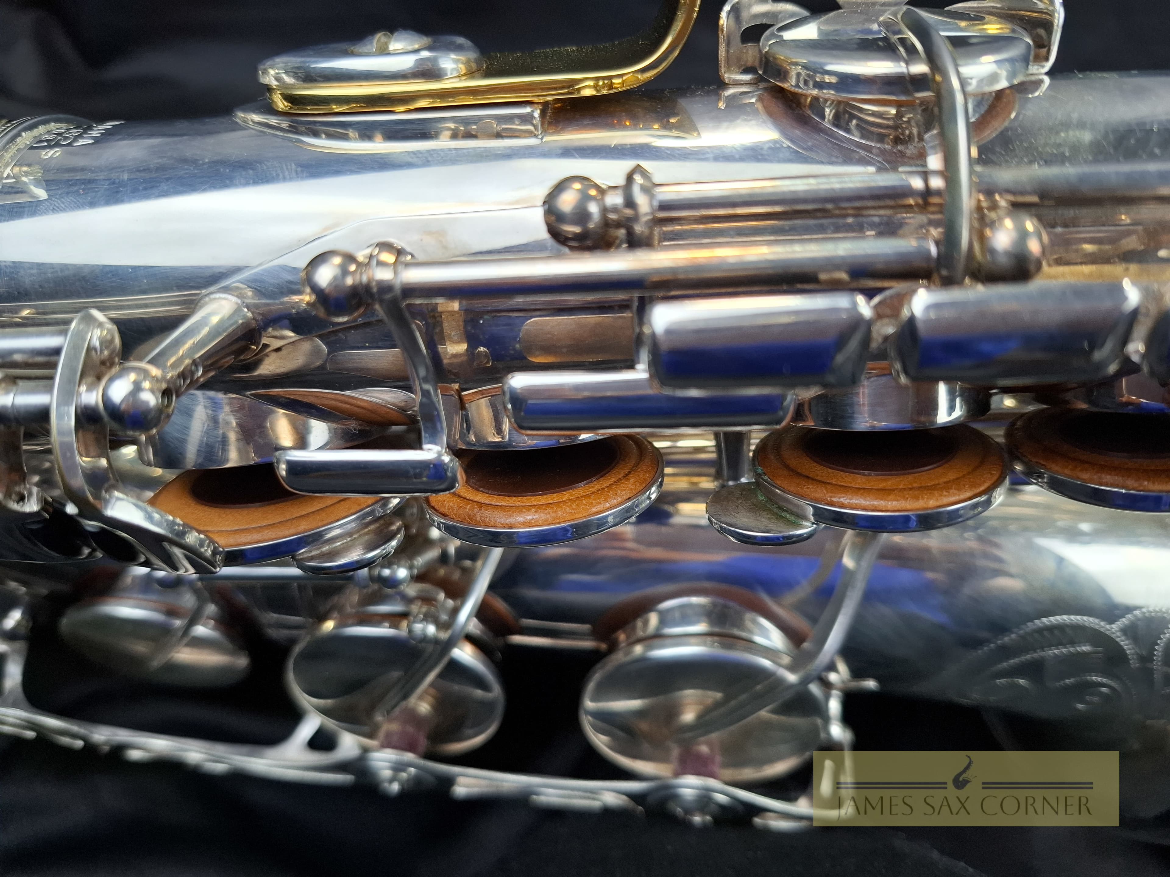 Yamaha YAS-62S Silver Alto Saxophone Purple Logo SN 010XXX 15