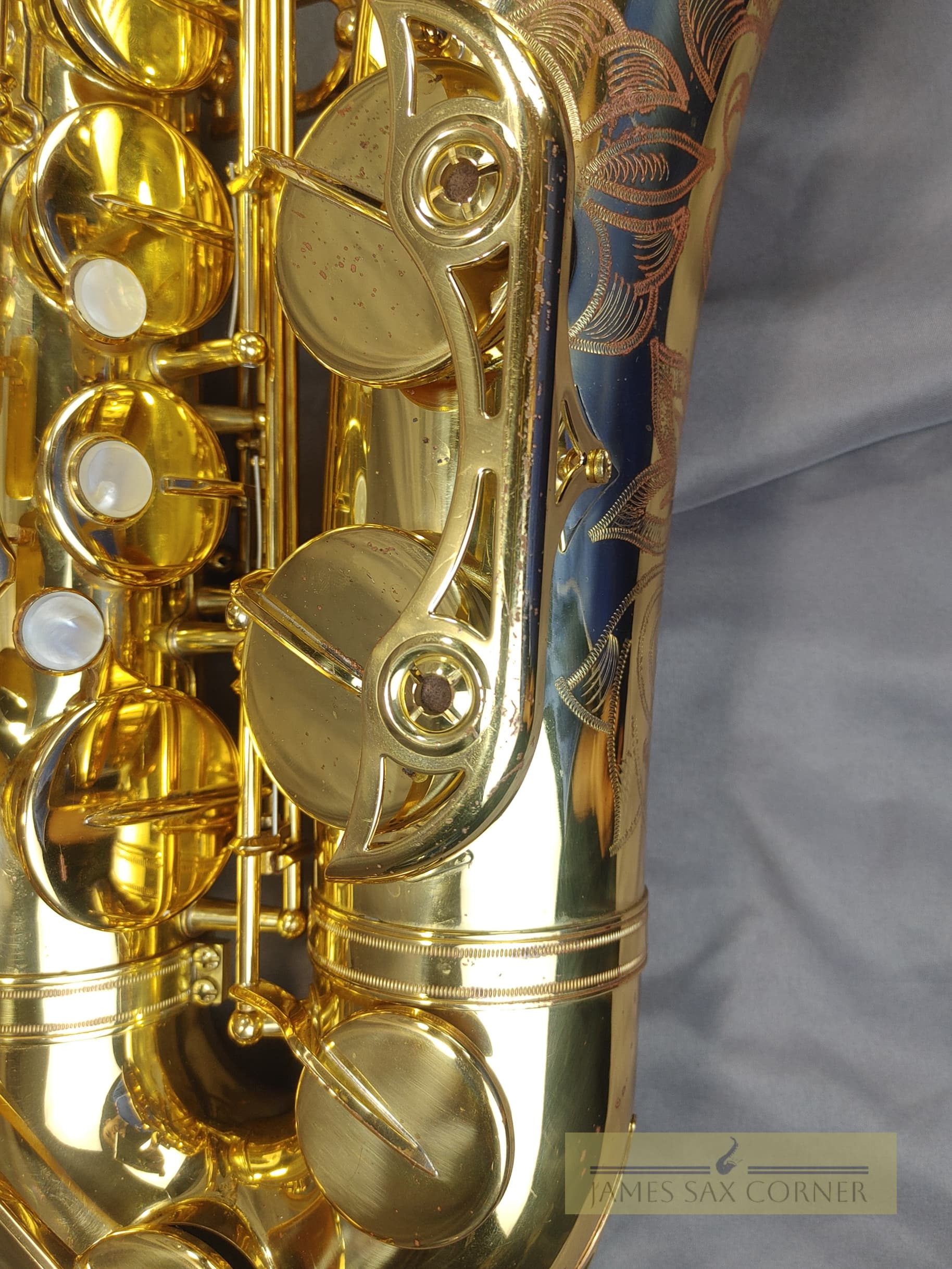 Yamaha YTS-62 Tenor Saxophone Purple Logo SN 024XXX 3