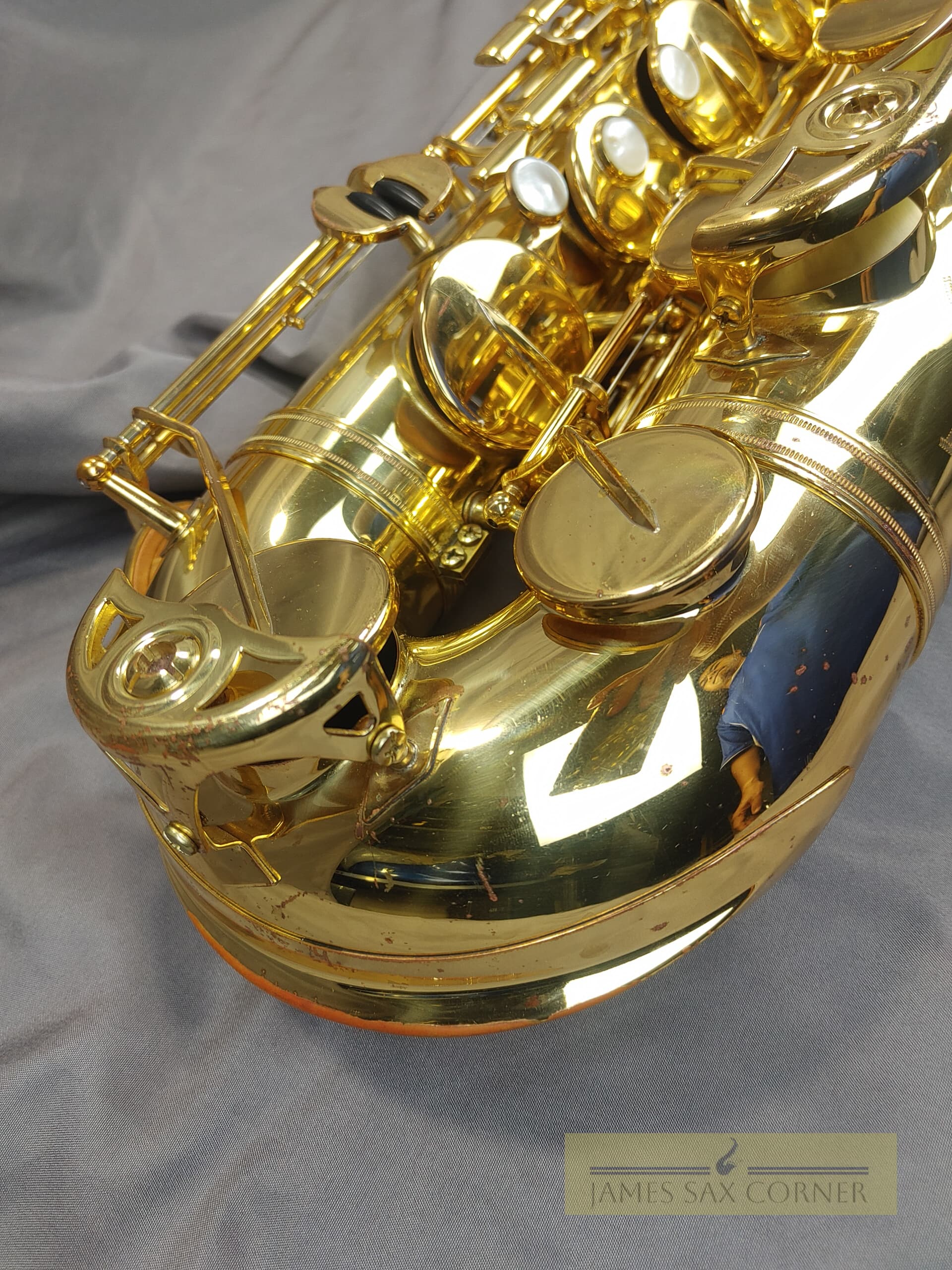 Yamaha YTS-62 Tenor Saxophone Purple Logo SN 024XXX 4