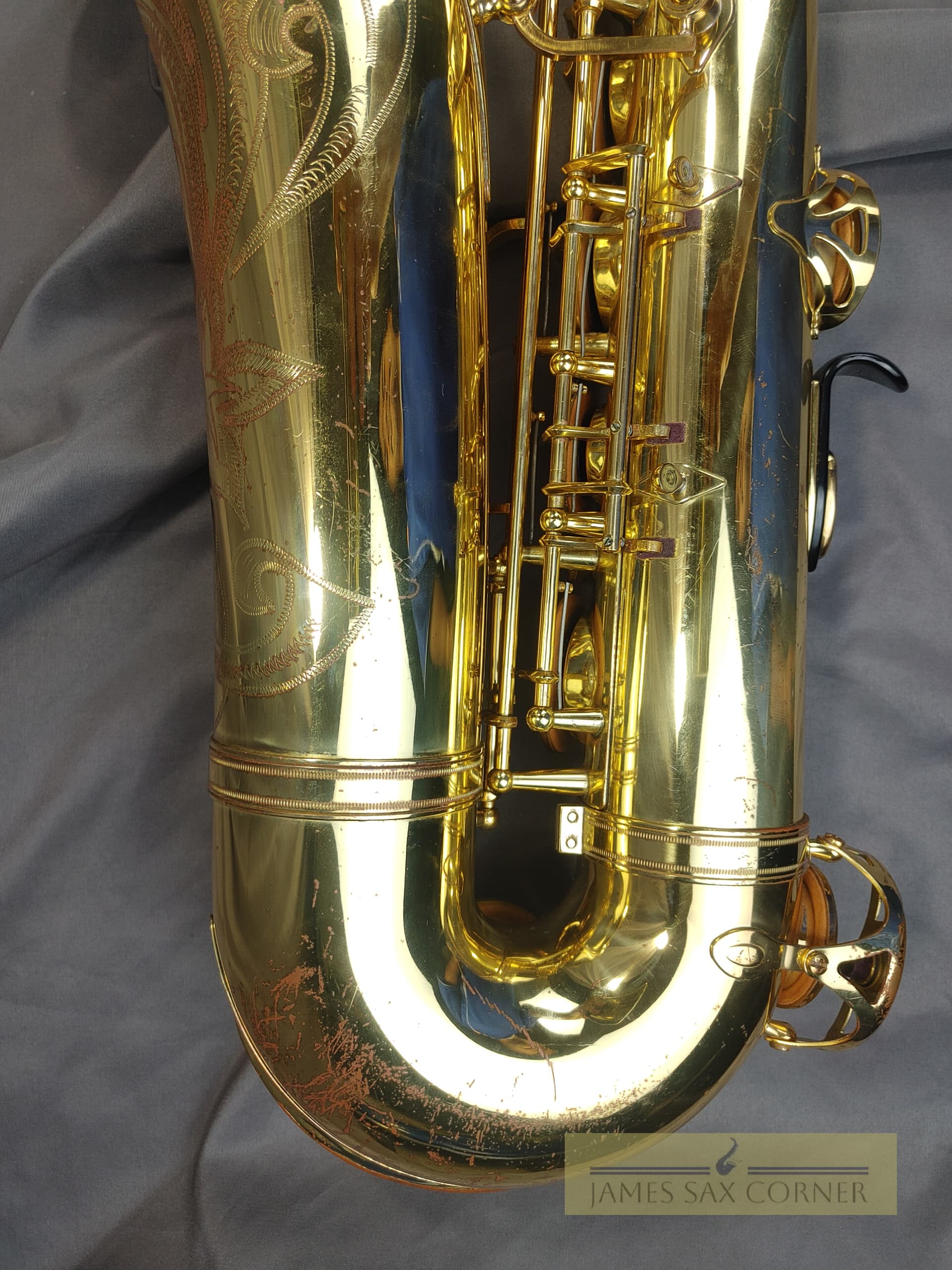 Yamaha YTS-62 Tenor Saxophone Purple Logo SN 024XXX 9