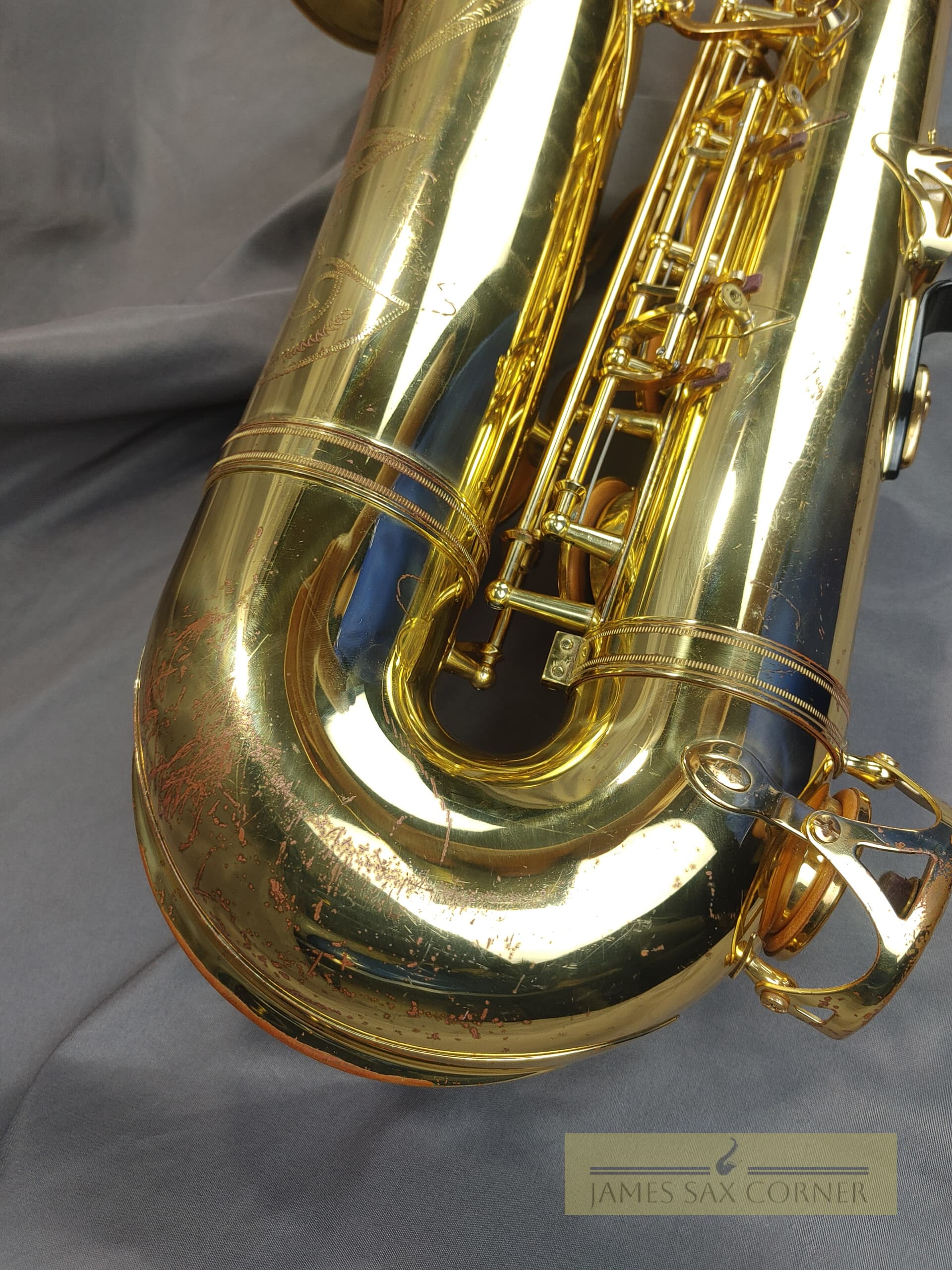 Yamaha YTS-62 Tenor Saxophone Purple Logo SN 024XXX 10