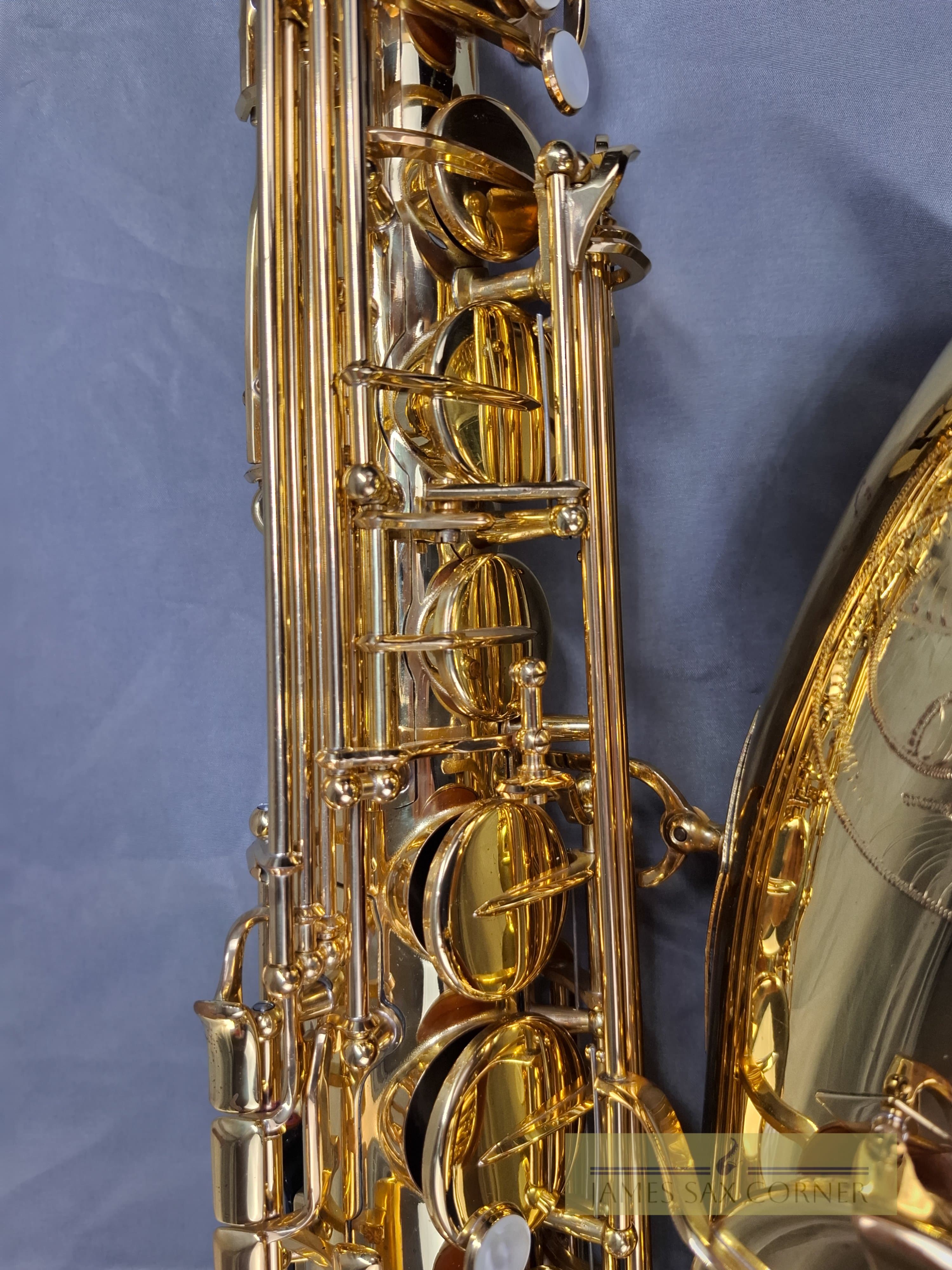 Yamaha YTS-62 Tenor Saxophone Purple Logo SN 021XXX 8
