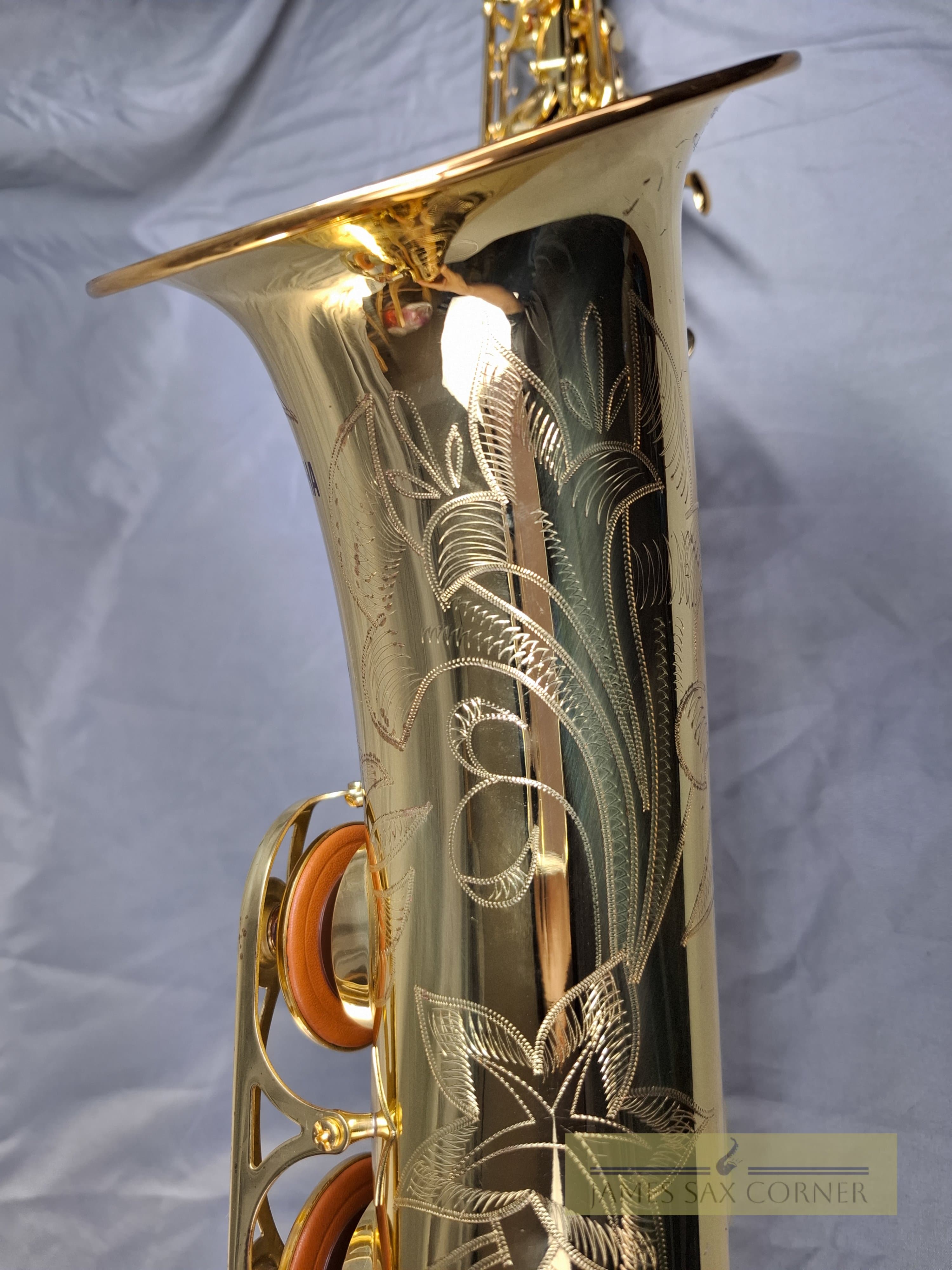 Yamaha YTS-62 Tenor Saxophone Purple Logo SN 021XXX 10