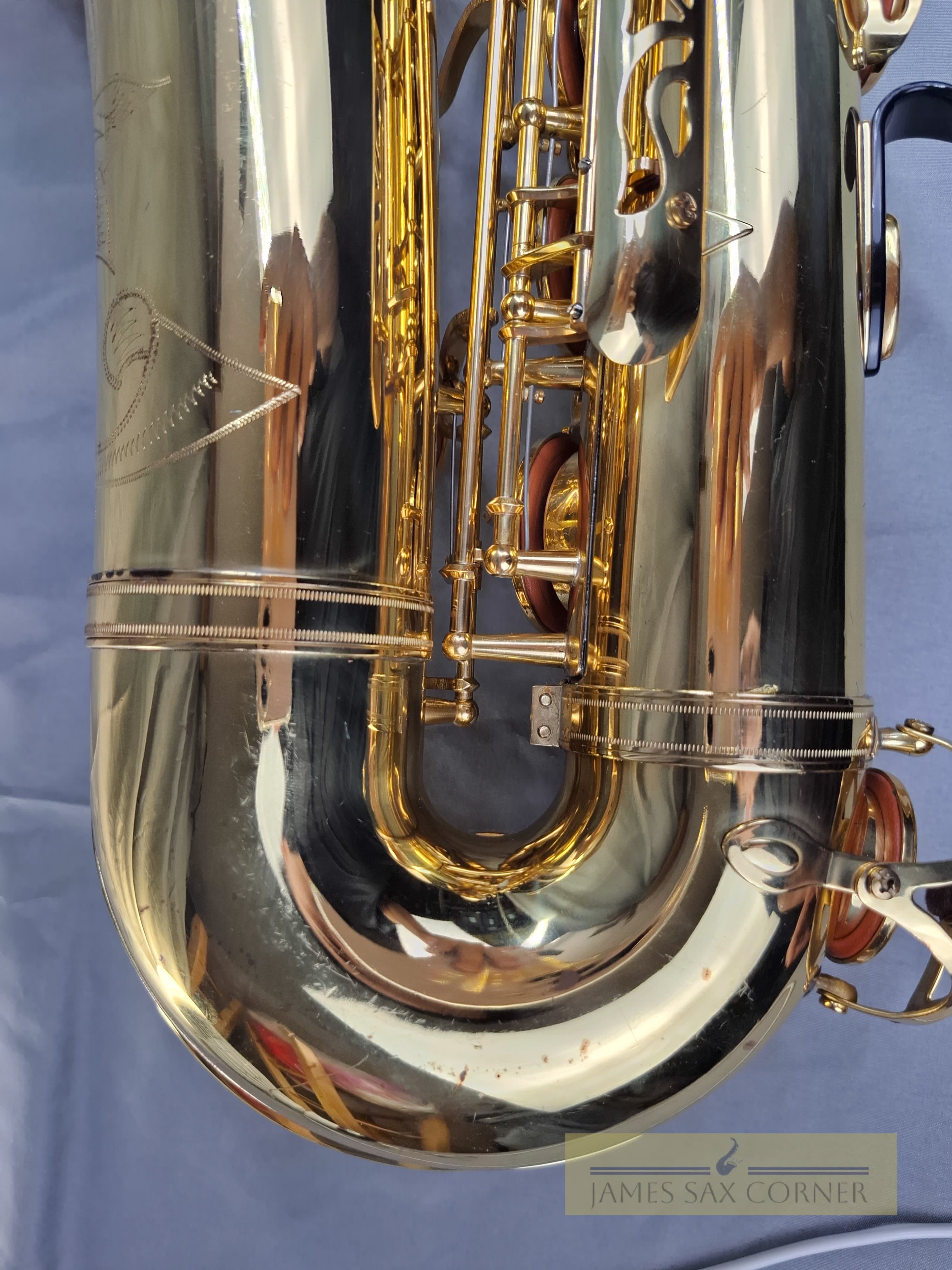 Yamaha YTS-62 Tenor Saxophone Purple Logo SN 021XXX 14